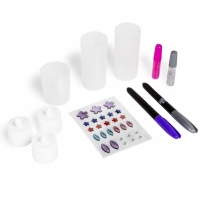 Set decorat suport lumanari, Tea-Light Holder, Grafix, R06-0089/18